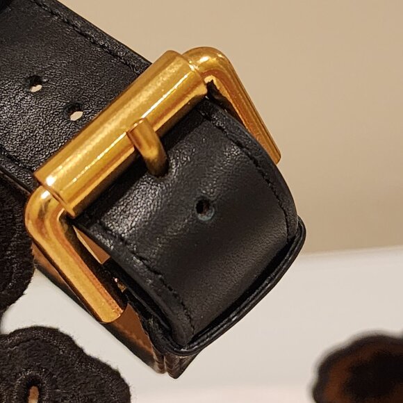 Excellent  EU39 Chloe Wedges Platform Sandal Dk Brown Espadrille Embroidered - Picture 4 of 12